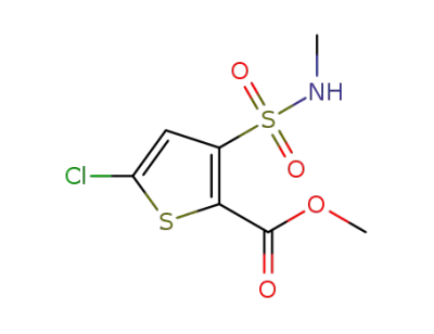 methyl 5‐chloro‐3‐(methylsulfamoyl)thiophene‐2‐carboxylate