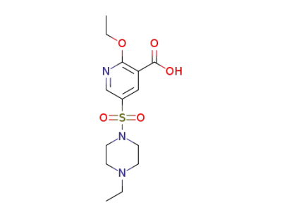 2-Ethoxy-5-(4-ethylpiperazin-1-ylsulphonyl)pyridine-3-carboxylic Acid