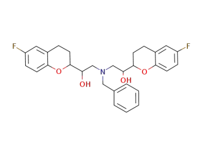 α,α'-[[(phenylmethyl)imino]bismethylene]bis-[6-fluoro-3,4-dihydro-2H-1-benzopyran-2-methanol]
