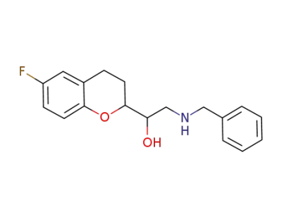 6-fluoro-3,4-dihydro-α-[[(phenylmethyl)amino]methyl]-2H-1-benzopyran-2-methanol