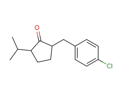 2-(4-chlorobenzyl)-5-(1-methylethyl)cyclopentanone