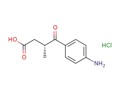(R)-4-(4-aminophenyl)-3-methyl-4-oxobutyric acid hydrochloride