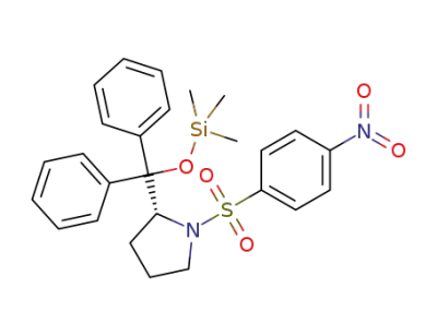 (R)-2-(diphenyl((trimethylsilyl)oxy)methyl)-1-((4-nitrophenyl)sulfonyl)pyrrolidine