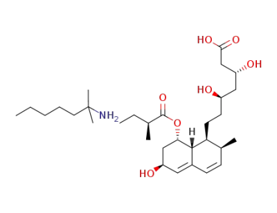t-octylamine salt of pravastatin