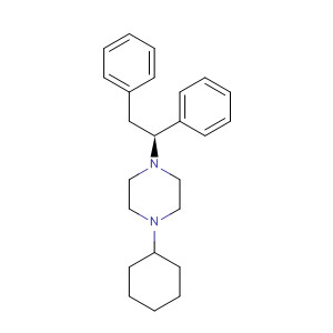 Piperazine, 1-cyclohexyl-4-(1,2-diphenylethyl)-, (S)-
