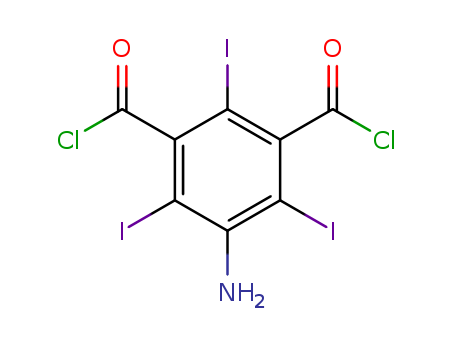 5-Amino-2,4,6- triiodisophthaloyl acid dichloride